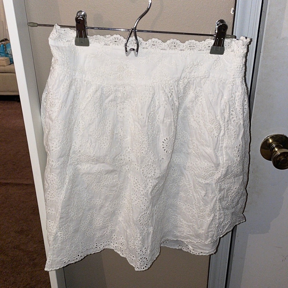 ZADIG & VOLTAIRE white high waisted skirt size S